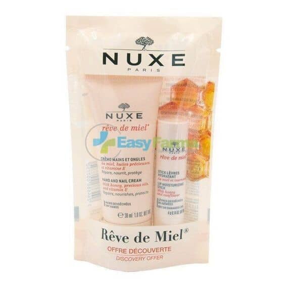 Nuxe Reve De Miel Duo Crema Mani e Unghie 30ml + Stick Labbra Idratante 4g | Acquista Online su Farmaclick
