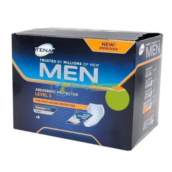 Tena Men Protezione Assorbente Maschile Livello 3 Super 8 Pezzi | Acquista Online su Farmaclick