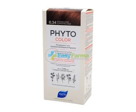 Phytocolor Colorazione Permanente Per Capelli 6.34 Biondo Scuro Ramato Intenso