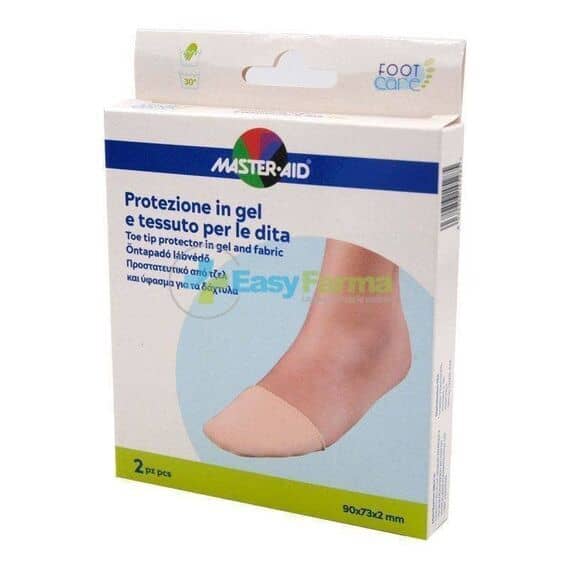 Master Aid Foot Care Protezione in Gel e Tessuto per le Dita dei Piedi 2 Protezioni 90x73x2mm | Acquista Online su Farmaclick