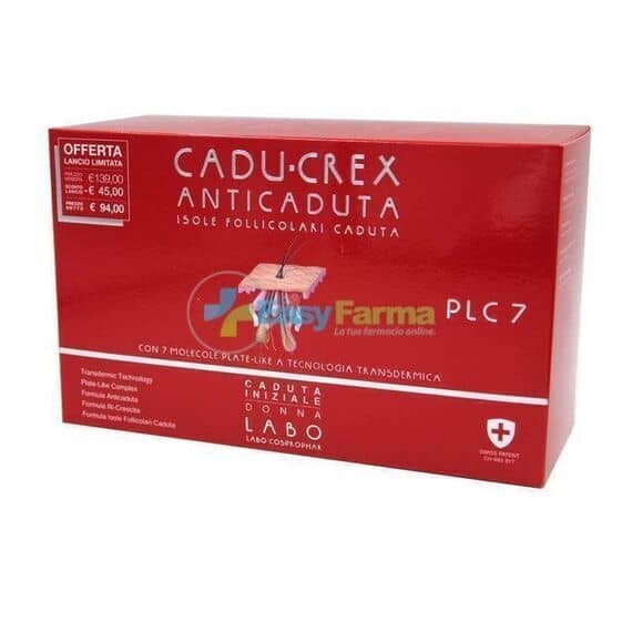 Cadu-crex Plc7 Anticaduta Isole Follicolari Caduta Inizialedonna 40 Fiale 3,5 Ml | Acquista Online su Farmaclick
