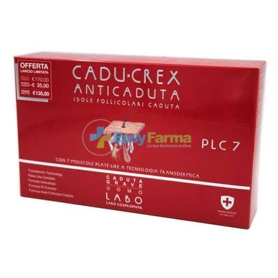 Labo Cadu Crex Anticaduta Isole Follicolari Plc 7 Caduta Grave Uomo 20 Fiale | Acquista Online su Farmaclick