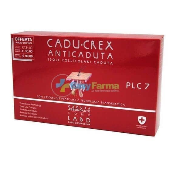 Cadu-crex Plc7 Anticaduta Isole Follicolari Caduta Abbondante Uomo 20 Fiale 3,5 Ml | Acquista Online su Farmaclick