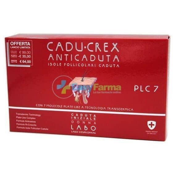 Cadu-crex Plc7 Anticaduta Isole Follicolari Caduta Inizialedonna 20 Fiale 3,5 Ml | Acquista Online su Farmaclick