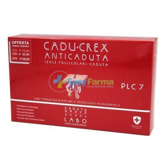 Labo Cadu Crex Anticaduta Isole Follicolari Plc 7 Caduta Grave Donna 20 Fiale | Acquista Online su Farmaclick