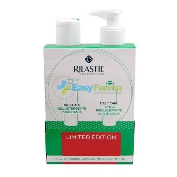 Rilastil Daily Care Gel Purificante 250 Ml + Tonico Riequilibrante 250 Ml | Acquista Online su Farmaclick