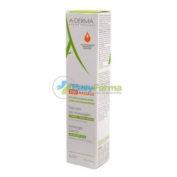 Aderma Epitheliale Ah Duo Massage Gel Olio per Cicatrici e Smagliature 40 Ml | Acquista Online su Farmaclick