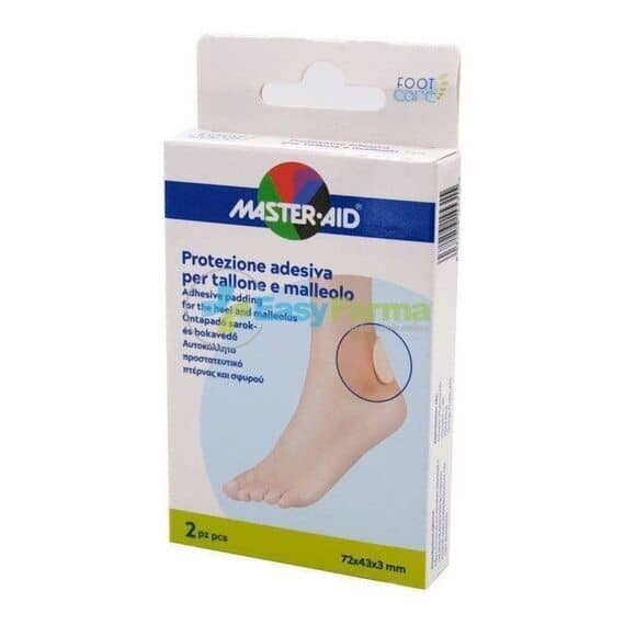 Master Aid Foot Care Protezione Adesiva per Tallone e Malleolo 72x43x3 Mm 2 Pezzi | Acquista Online su Farmaclick