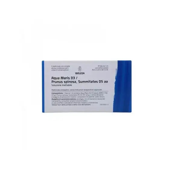 Weleda Aqua Maris D3 Prunus D5 8 Fiale da 1 Ml | Acquista Online su Farmaclick
