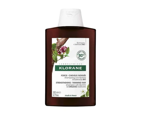 Klorane Shampoo Chinina Edelweiß Bio Kräftigend 200 ml
