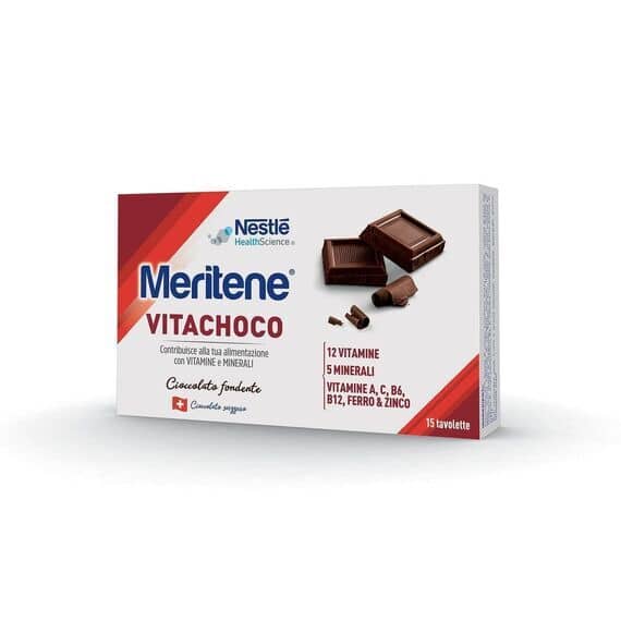Meritene Vitachoco Integratore Alimentare Multivitaminico Gusto Fondente 75 G | Acquista Online su Farmaclick