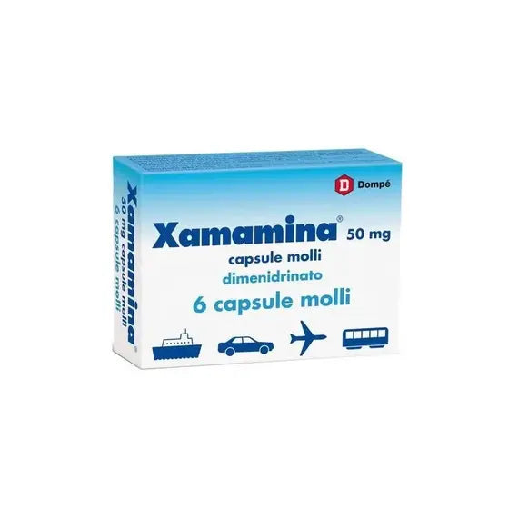 Xamamina 50 Mg 6 Capsule Molli | Acquista Online su Farmaclick