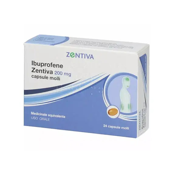 Ibuprofene Zentiva 200 Mg 24 Capsule Molli | Acquista Online su Farmaclick