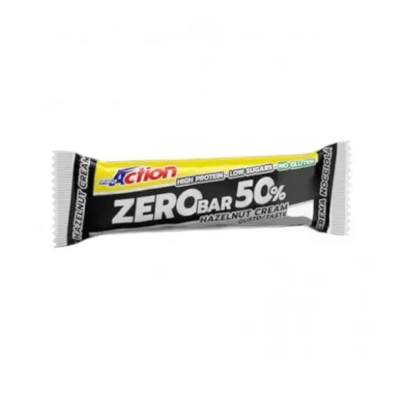 Proaction Zero Bar 50% Barretta Iperproteica Gusto Crema di Nocciola 60 G | Acquista Online su Farmaclick