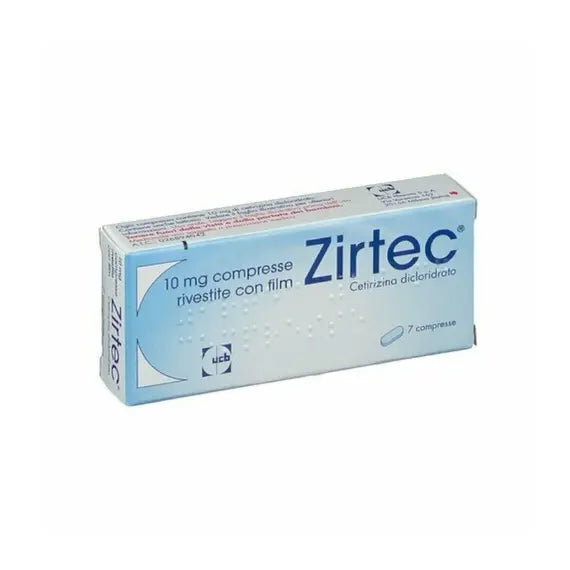 Zirtec 7 Compresse Rivestite 10 Mg | Acquista Online su Farmaclick