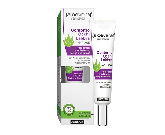 Zuccari Aloevera Contorno Occhi Labbra Anti Age 18 Ml
