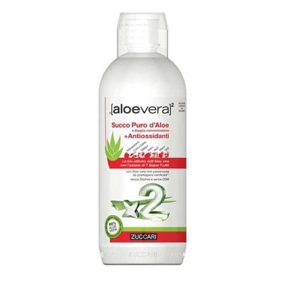 Zuccari Aloevera Succo Puro D'aloe a Doppia Concentrazione + Antiossidanti 1000ml | Acquista Online su Farmaclick