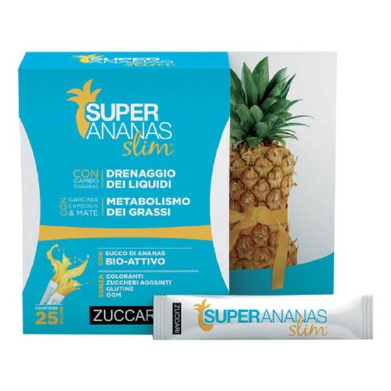 Zuccari Super Ananas Slim Integratore Alimentare 25 Bustine | Acquista Online su Farmaclick