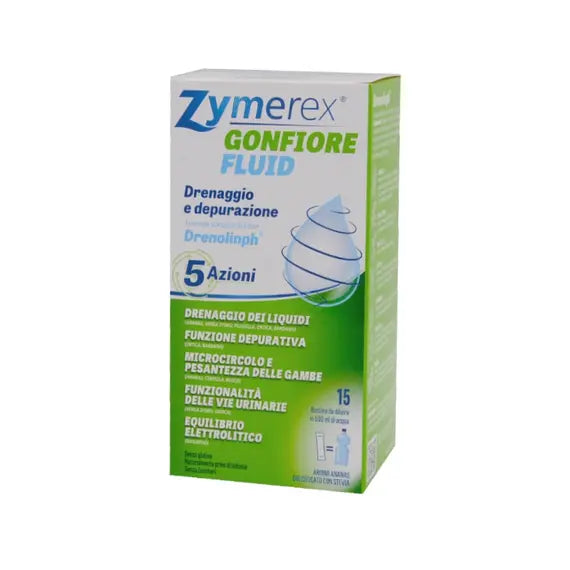 Zymerex Gonfiore Fluid Integratore Drenante 15 Bustine | Acquista Online su Farmaclick