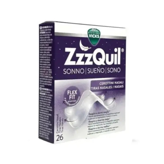 Vicks Zzzquil Sonno 26 Cerottini Nasali Flex Fit | Acquista Online su Farmaclick