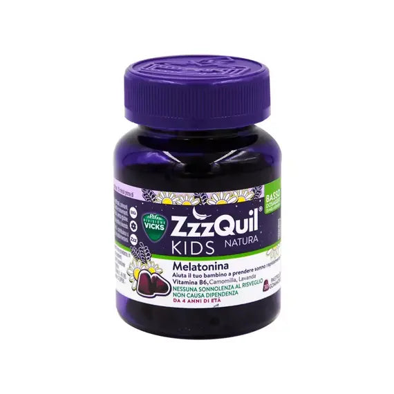 Vicks Zzzquil Natura Kids Integratore Sonno con Melatonina 30 Pastiglie Gommose | Acquista Online su Farmaclick